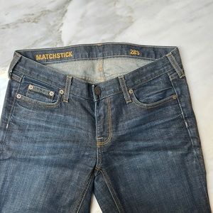 JCrew Matchstick Denim Jeans , 28S,